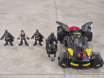 Imaginext Batman Batmobile Figures Lot