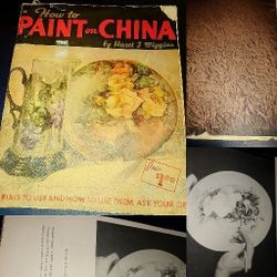 Vintage “How to Paint China” – Staple-Bound Paperback – Art Colony of the West.  “