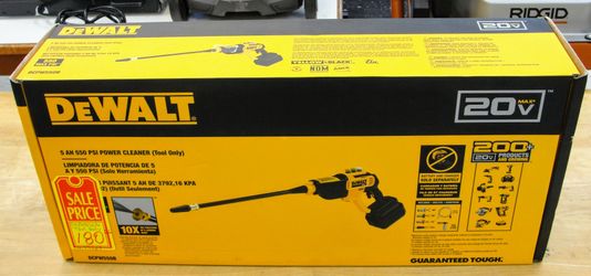 DEWALT DCPW550B 5AH 550PSI PRESSURE CLEANER 
