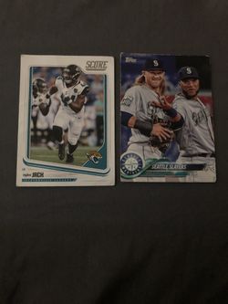 Myles Jack Jaguars Card And Seattle Slayers Double Dare You Card
