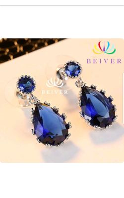 Luxury Blue Earrings