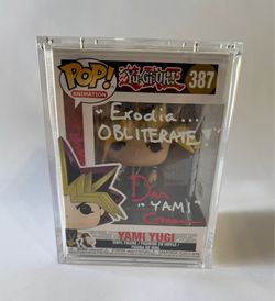 Funko Pop! Yugioh Yami Yugi Signed By Dan Green