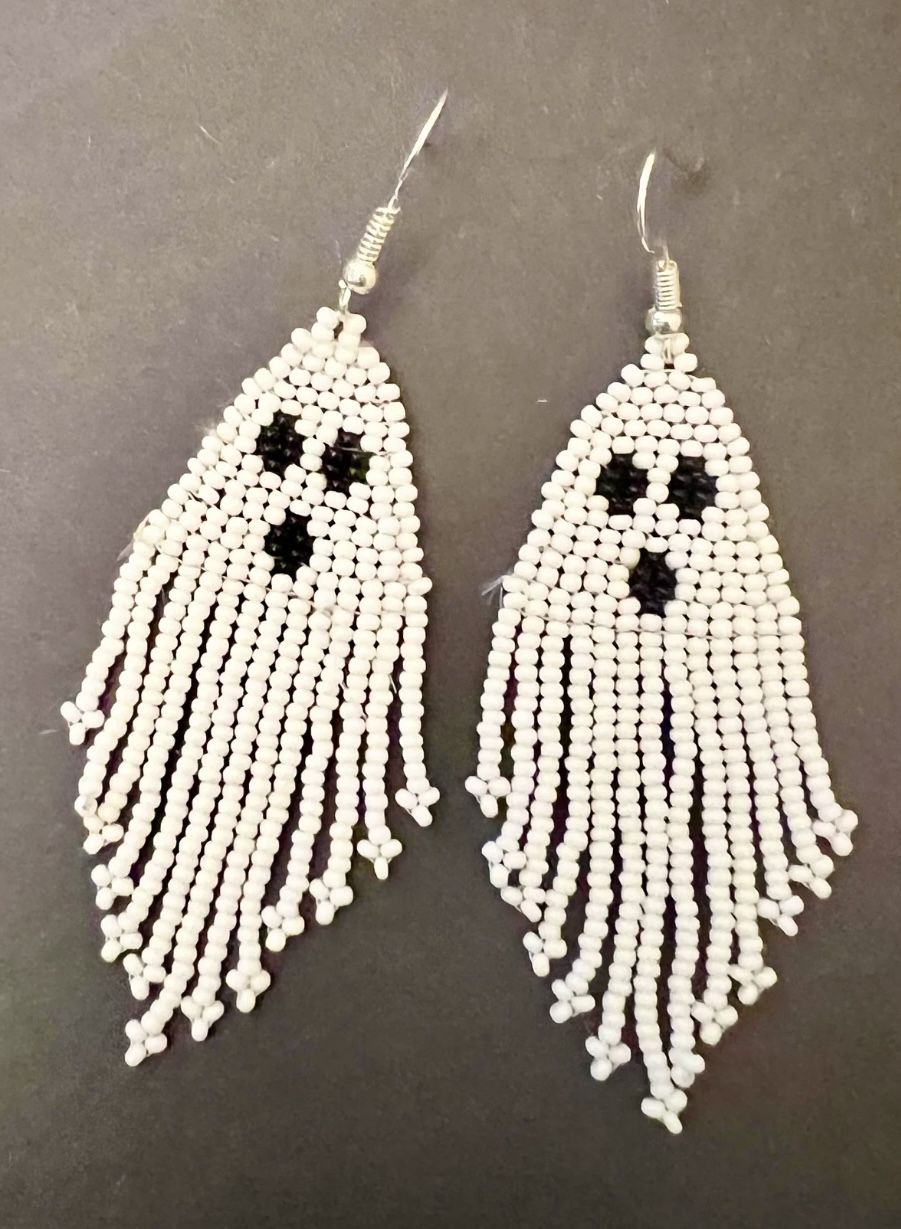 Ghost Fringe Earrings