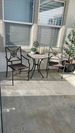 Bistro Set Table And Chairs
