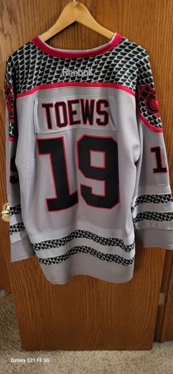 Grey Toews Black Hawks Jersey