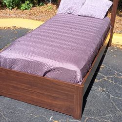 Twin Size Bed With Mattress Delivery Available 