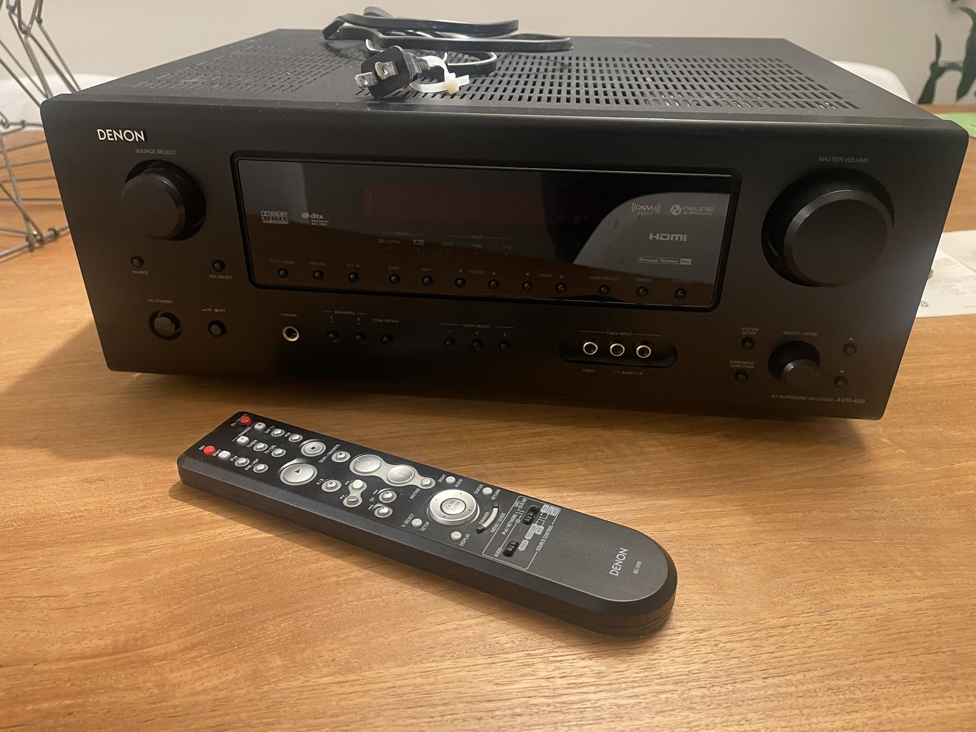 Denon Home theater amp Model: AVR-488
