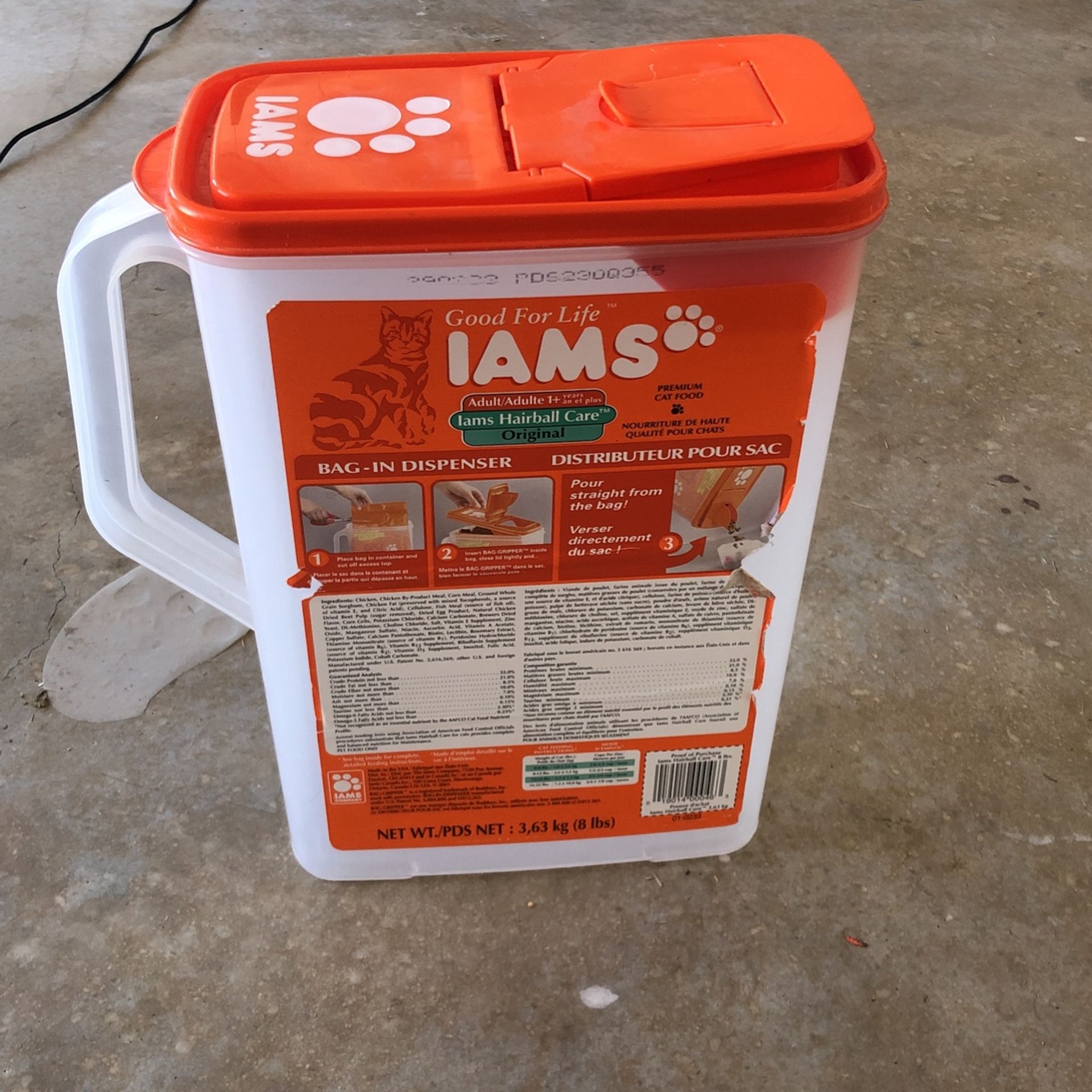 IAMS Pet Food Storage Container