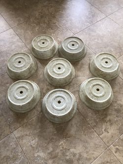 Cambro Food Covers or Lids Circa Set De 8 Vintage