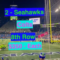 Seahawks Colts Tickets 