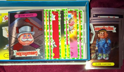 Retro Garbage Pail Kids trading cards