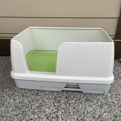Breeze Tidy Cats XL Litter Box Non Clumping Pellet & Pad Cat Litter System
