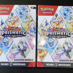 Prismatic Evolutions Booster Bundle 2x BRAND NEW/SEALED