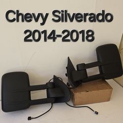 Chevy Silverado 2014-2018 Towing Mirrors 