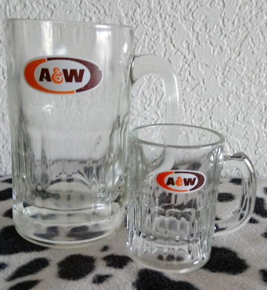 A A&W mugs