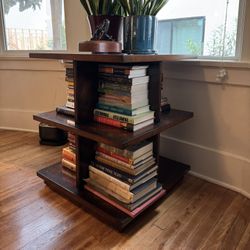 Vintage Bookcase Side Table 