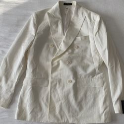 BUY ONE, HALF OFF 2nd - Men’s BRAND NEW BANANA REPUBLIC Double Breasted Suit Sz 42 Jacket, 34 Pants 