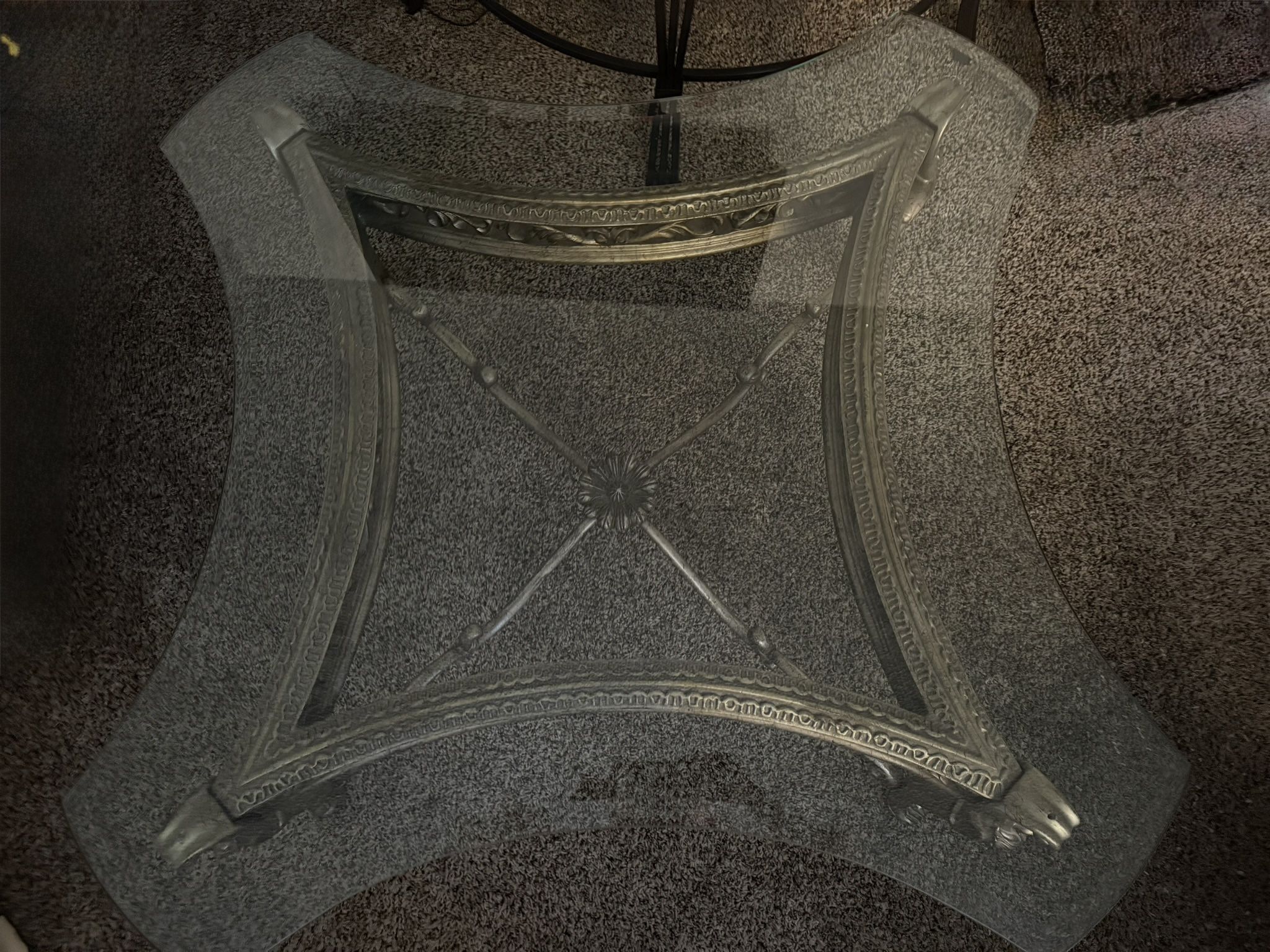 Glass Coffee Table-heavy