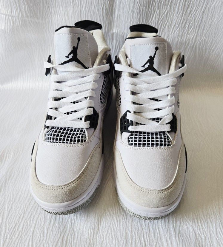 Air Jordan 4 Retro White Shoes Mens US Size 7