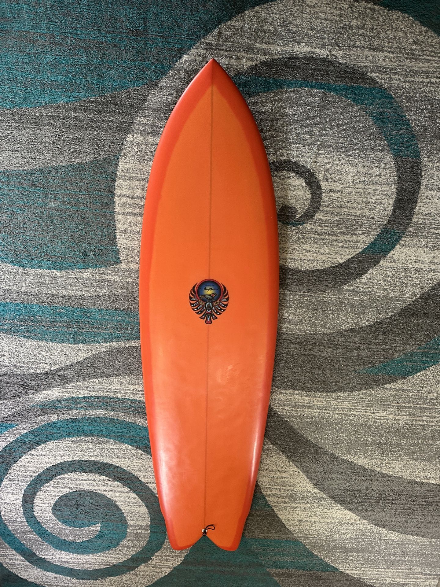 7.2 Black Knight Like New Epoxy Surfboard