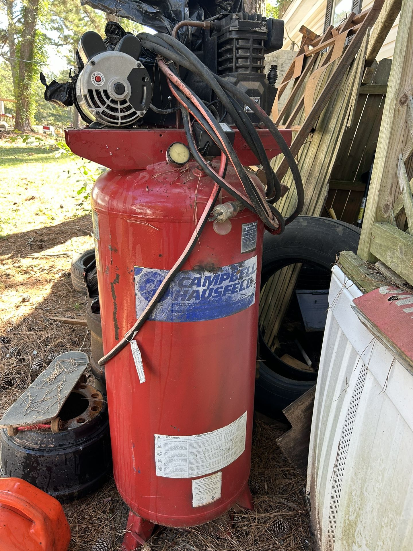 Air Compresor Red Color Campbell Housefell