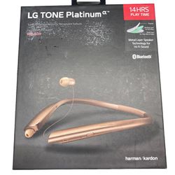 Lg Tone Platinum Retractable Earbuds Headset