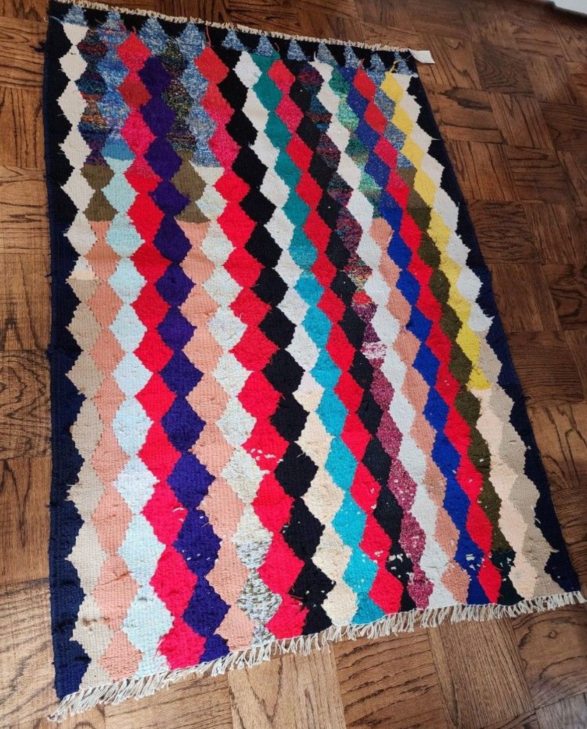 4 X 5.5 Hand Made Persian Somah Rug.
