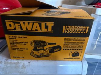 Dewalt sander