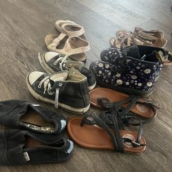 Assorted Girls Size 12 Shoes.