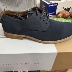 Navy Dress Shoes Sz7.5