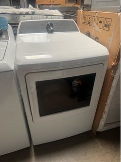 Gas dryer GE PROFILE white w 27”