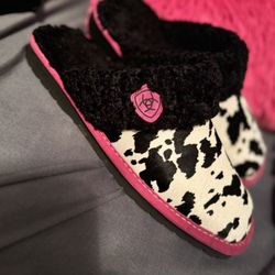 Ariat Cow Slippers 