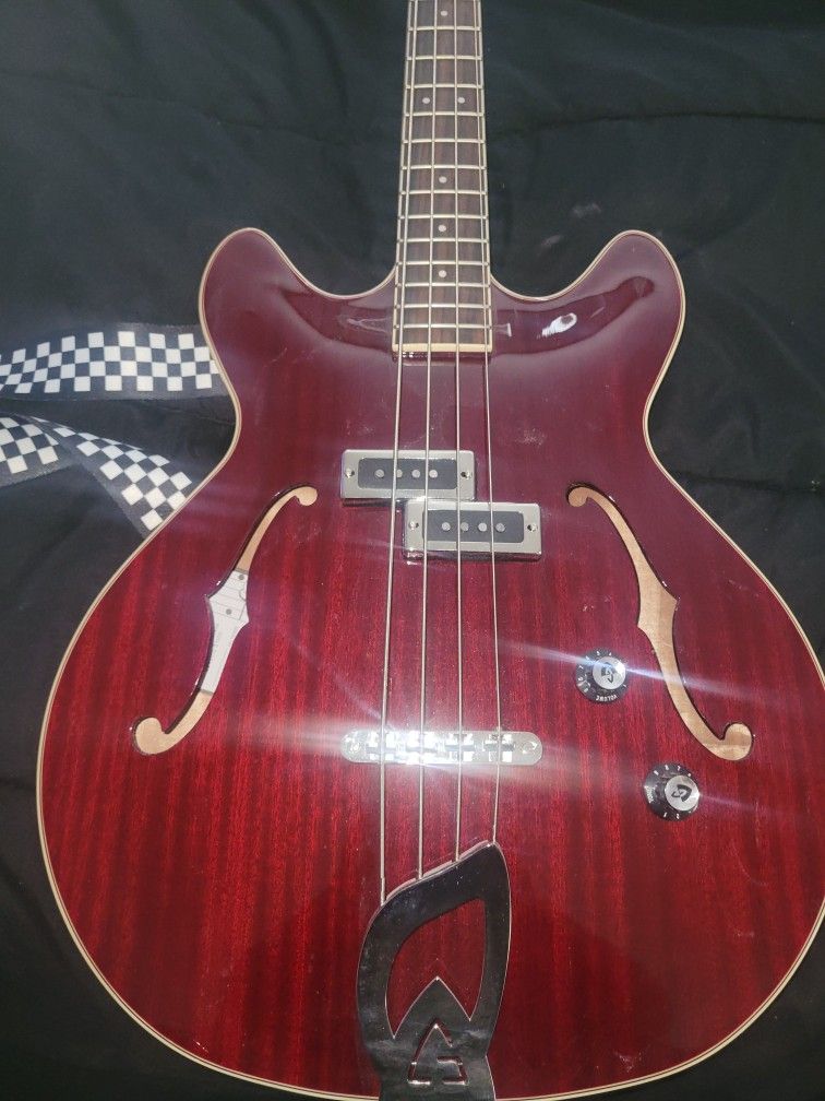 Brand New Hollow Body Bass Guild