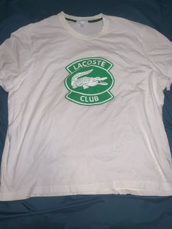 Lacoste Club Graphic T-Shirt White