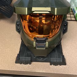 LIMITED EDITION HALO HELMET GREAT FOR STREAMERS IN BACKGROUND 