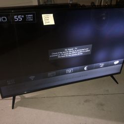 Vizio 55 Inch Tv E Series (works Great Left Side Is Dim)
