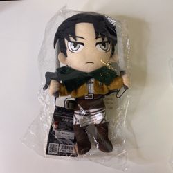 Plush Official LEVI ACKERMAN Attack on Titan 9 in. 