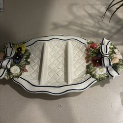 16” 3 Section Tray Beautiful