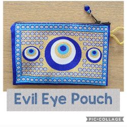 Evil Eye Makeup Bag - Coin Purse