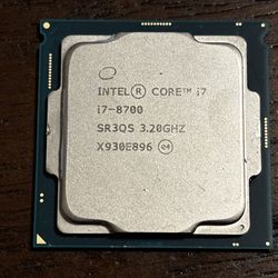 Intel cpu i7 8700