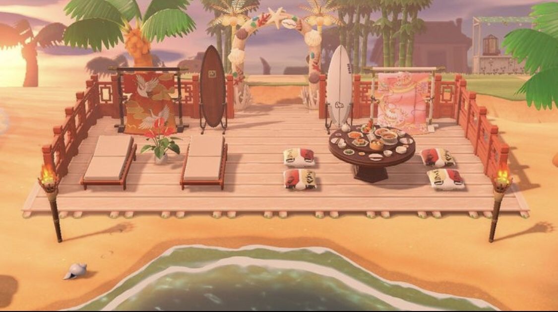 Animal Crossing New Horizon Beach Furniture Sets (2)