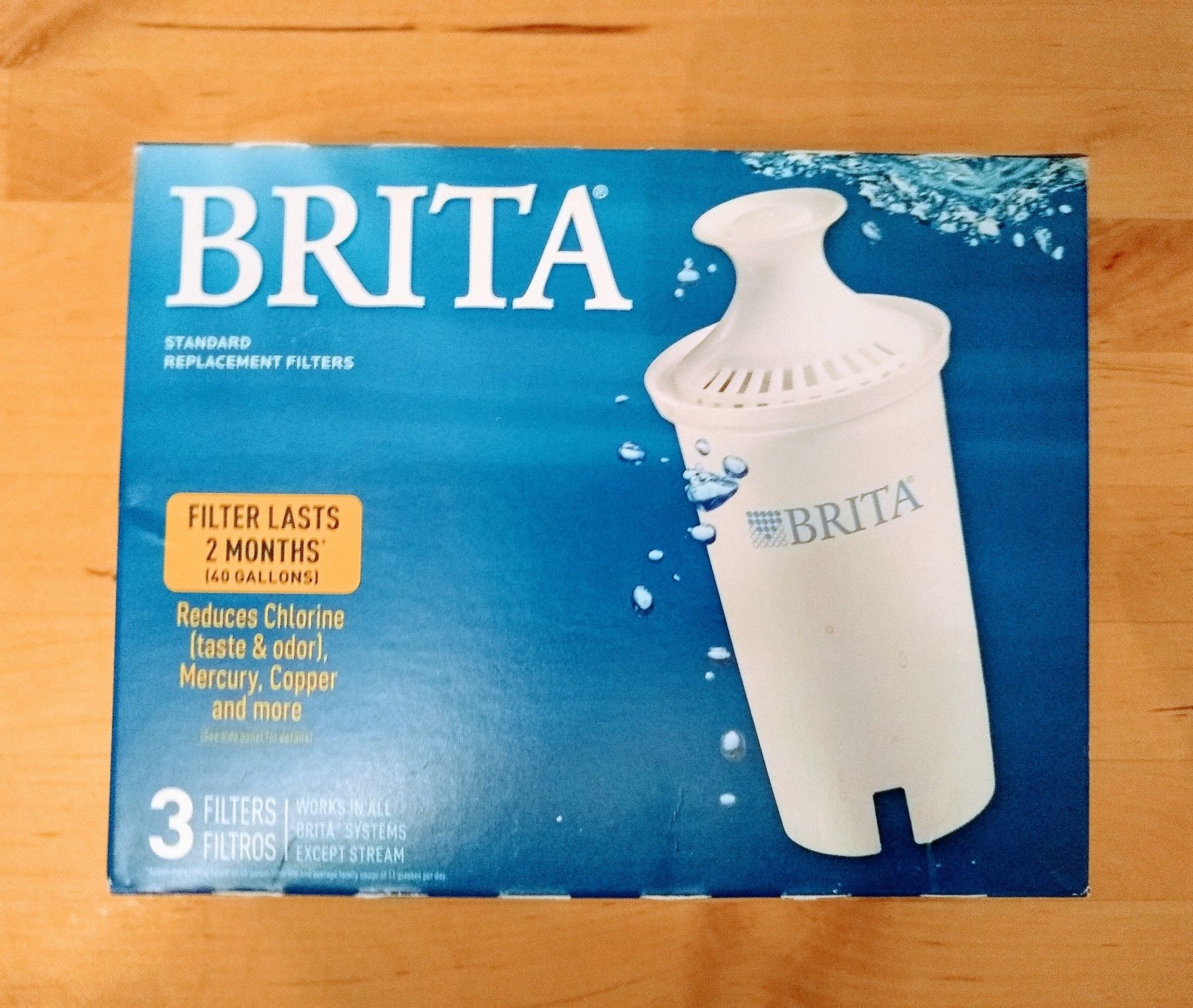 2 Brita Water Filters Brand New and Sealed