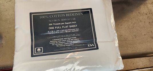 One Full Flat Sheet
