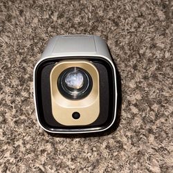 Projector comes with remote and plug