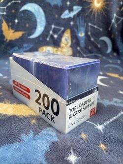 200-Pack Top Loaders & Card Sleeves 35PT