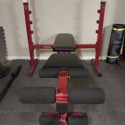 Body Solid Olympic Bench with Leg Developer 