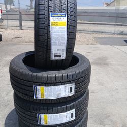 Tires New Goodyear Assurance Maxlife $480 Set Of Four Install Mount And Balance Financial Services Available No Credit Need 