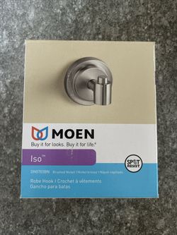 Moen Iso DN0703BN  Robe Hook in Spot Resistant Brushed Nickel