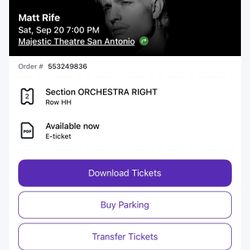 Tickets To See Matt Rife