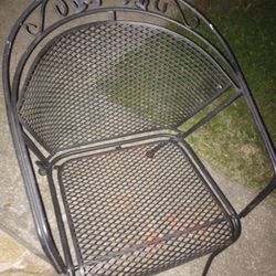 2 Outside VintageWrought Iron Chair Set